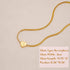 Gold Initial Heart Necklace for Women Girls 14K Gold Plated Letter Necklace Dainty Gold Herringbone Chain Heart Choker Necklace Personalized Name ...