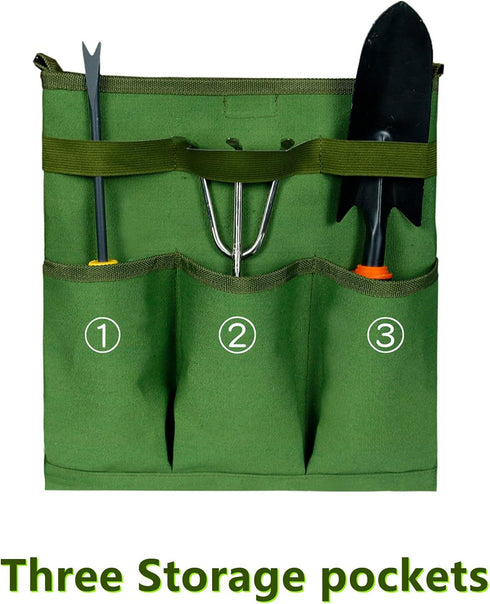 Garden storage bag, diagonal gardening tool bag with 3 external storage pockets, for storing gardening pruning tools(excluding tools)…...