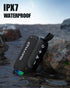 Bluetooth Speaker, Portable Wireless Speaker with RGB Lights, IPX7 Waterproof, 10W Mini Speaker, Bluetooth 5.3, 24H Playtime, Outdoor Speakers wit...