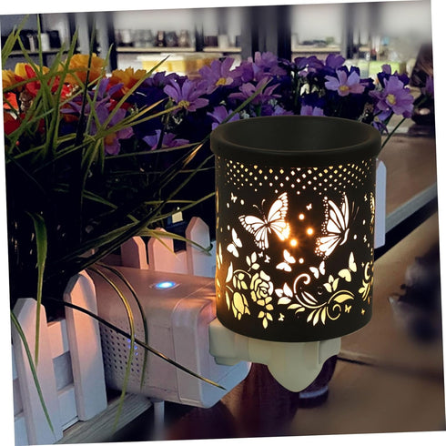 Aroma Oil Burner Fragrance Wax Warmers Small Heater Candle Wax Burner Candles Wax Melting Burner Electric Wax Warmer Candle Wax Warmer Office Diff...