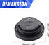 X AUTOHAUX Engine Fuel Tank Cap Gas Oil Filler Plug Cover Replace 55566555 654565761 for Chevrolet Cruze 2008-2013 Black...