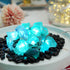 BOHON Natural Fluorite String Lights Battery Operated with Remote Sea Glass Raw Stones Decorative Lights 6.5ft 20 LEDs String Lights for Bedroom P...