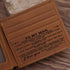 Kenon Personalized Leather Wallet To My Man, Engraved RFID Blocking Bifold Stylish Brown Wallet For Man Valentine's Day Birthday Christmas Gifts...