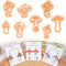 Puocaon Mystic Boho Clay Earring Cutters - 8 Pcs Mystic Mushroom Clay Cutters for Polymer Clay Jewelry Making, Celestial Polymer Clay Cutters for ...