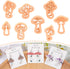 Puocaon Mystic Boho Clay Earring Cutters - 8 Pcs Mystic Mushroom Clay Cutters for Polymer Clay Jewelry Making, Celestial Polymer Clay Cutters for ...