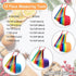 12 Piece Measuring Cups and Spoons Set, Colored Kitchen Measure Tools, Durable Nesting Cups and Spoons for Dry and Liquid, Dishwasher Safe...