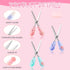 3 Pieces Cute Mini Scissors, Cartoon Cat Paw Stainless Steel Craft Scissors, Folding Stationery Scissors with Safety Cover, Portable Safety Scisso...
