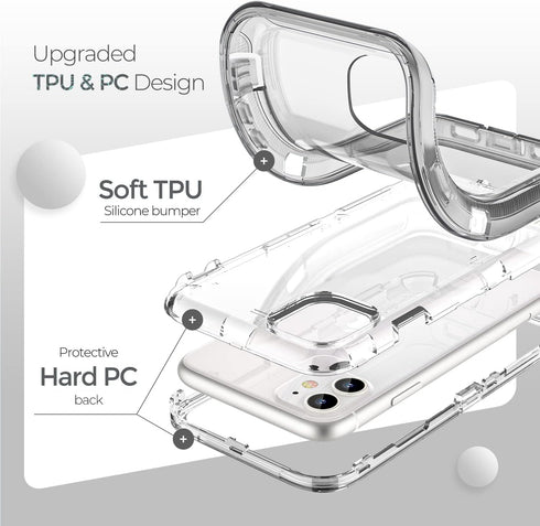 ORIbox Case Compatible with iPhone 11 , Heavy Duty Shockproof Anti-Fall Clear......