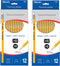 BAZIC Pencil #2 HB Pencils, Latex Free Eraser, Premium Wood Yellow Unsharpened Pencils for Exam School Office Sketching (12/Pack), 2-Packs...