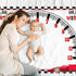 CSFOTO Racing Car Baby Monthly Milestone Blanket Newborn Growth Record Prop Milestone Blanket for Baby Boy Photography Props for Newborn Baby Show...