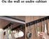 2PCS Utensil Racks with 8 Hooks 17 Inch Kitchen Utensil Holders Hanging Utensil Rack Multifunctional (17 inch)...