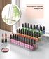 3 Tier 6 rows Nail Polish Organizer Acrylic Display Stand for Nail Polish Holder, Nail Art Supplies Storage Rack for Essential Oils,perfume,makeup...