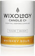 Wixology Cocktail Inspired Whiskey Sour Soy Candle - Lemon and Sugar Scented Candle in Reusable Rocks Glass - Made in Kentucky - 7 oz (Whiskey Sou...