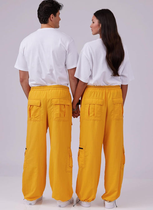 McCall's Unisex Pull On Cargo Pants and Shorts Sewing Pattern Packet, Design Code M8458, Sizes XS-S-M-L-XL-XXL, Multicolor...
