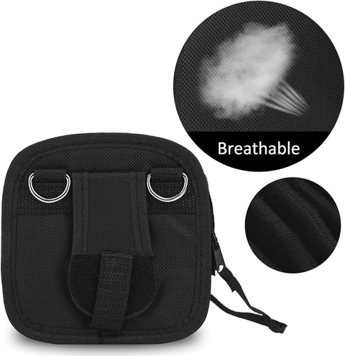 Bags for Cameras and Photographic Equipment, Camera Lens Filter Carry Case, 9-Pocket Lens Filter Wallet Pouch Bag Travel Holder Belt Bag with Deta...