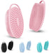 Silicone Body Scrubber, Shower Brush, Gentle Exfoliating Body Scrubber, Soft Silicone Loofah, Rich Lather, Long Lasting, Suitable for Sensitive Sk...