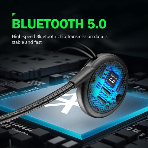 FreedConn Motorcycle Helmet Bluetooth Headset L1M Helmet Earphone Speakers Waterproof Motorcycle Sports Headset Speakers Hands Free Music Call Con...