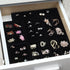 DesignSter Small Jewelry Tray-Ring Organizer 2PCS Premium Velvet Rings Earrings Display Tray Storage Insert Holder for Jewelry Box, Drawer, Dresse...