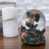 Elanze Designs Red Bellied Eagle Owls 100MM Sturdy Wind Up Musical Glitter Water Snow Globe Tabletop Dresser Nightstand Figurine Decoration Plays ...