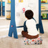 Dining Chair Heightening Cushion Portable Dismountable Adjustable Highchair Booster for Baby Toddler Kids Infant Washable Thick Chair Seat Pad Mat...