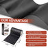 Cindy's Tape Leather Repair Patch Tape Kit Black 3 x 60 inch Self Adhesive Leather Repair Patch for Furniture, Couch, Sofa, Car Seats,Office Chair...