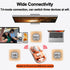 Wireless Mouse Bluetooth LED Clear Slim Silent Bluetooth Mouse 2.4G & Bluetooth Tri-Mode 2400DPI Optical Computer Mouse Portable Rechargeable Tran...