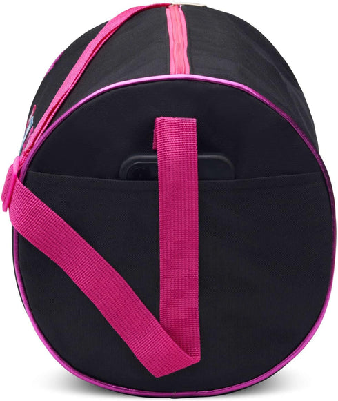 Dance Duffle Bag for Girls, Water-resistant Kids Travel Bag with Adjustable Carry On and Handy Pouch, Dance Accessories For Girls -Black One Size...