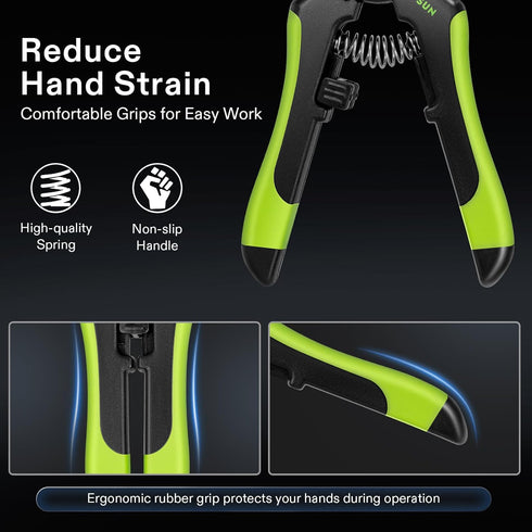 VIVOSUN Gardening Scissors 6.5 Inch Hand Pruner Pruning Shear with Straight Stainless Steel Blades, Black and Green...