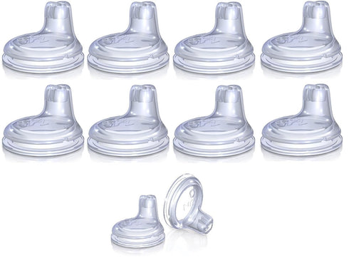 Nuby Replacement Silicone Spouts 10 Pack ((for Item 890 and 891)...