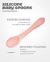 6 Pcs Silicone Baby Spoons and Baby Forks, Chewable Baby Utensils for Self-Feeding, Silicone Baby Utensils, Kids Utensils for Over 6 Months Babies...