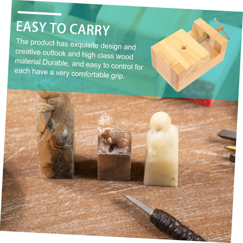 COHEALI 1pc Engraving Accessories Bench Mini Accessories Adjustable Work Table Drill Press Table Woodworking Vise Wood Working Clamp Engraved Seal...