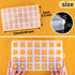 Eppingwin 28 Grids Bead Organizer, Craft Organizers and Storage, Acrylic Organizers, Plastic Bead Organizer Box for Crafts Organizing Storing...