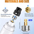 Pet Nail Grinder Bit Sawtooth Head with Fast Cooling & Anti-Clogging, Diamond Dog Nail Grinder Tip Replacement for Claw Care Grooming - 1P 80#...