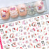 8 Pcs Nail Art Stickers Decal,Cute Cartoon Nail Decals 3D Self-Adhesive Nail Art Supplies Nail Stickers for Women Girls DIY Nail Designs Nail Deco...