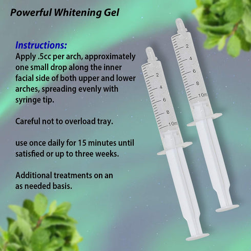Bright White Smiles Wholesale Teeth Whitening Refill Gel Kit (4) 10cc Syringes 44% Carbamide Peroxide Bleaching Product...