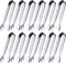 Gejoy 12 Pieces Mini Tongs Stainless Steel Small Sugar Serving Tongs for Charcuterie Board Appetizers Dessert Serving Food Tiny Party Danish Candy...