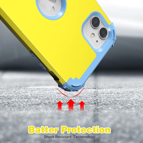 IDweel for iPhone 11 Case with Screen Protector(Tempered Glass), Hybrid 3 in 1 Shockproof Slim Fit Heavy Duty Protection Hard PC Cover Soft Silico...