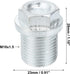 X AUTOHAUX 2 Pcs M18x1.5 Steel Engine Oil Drain Plug Screw with Seal Ring for Volvo XC60 XC90 S90 S70 C70 for Ford Focus Silver Tone...