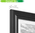 FrameWorks - 2-Pack - 4” x 6” Black Wooden Picture Frames with Luxury Wide Molded Edges and Tempered Glass...