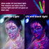 10 Color Glow in The Dark Face Paint,UV and Black Light Neon Face and Body Painting Set Mardi Gras Halloween Masquerade Black Light Birthday Party...