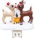 Rudolph The Red Nosed Reindeer Night Light with Flickering Flame, 5 1/4 Inch...