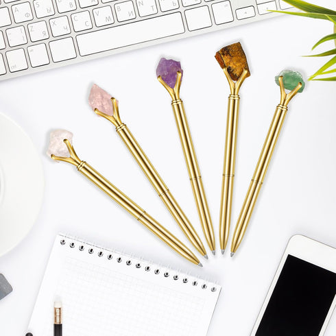 Glenmal 10 Pcs Crystals Pens Inspirational Crystal Pen Diamond Fancy Pens Graduation Gift Pens Bling Diamond Pens Motivational Gifts for Women Gra...