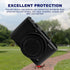 RX100 VII Case,Soft Silicone Protective Cover Protector Skin for Sony DSC-RX100 III RX100 V RX100 IV RX100 VII Digital Camera (Black)...
