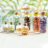 SUNYIK 7 Chakra Stone Wishing Bottles Set of 7, Tumble Chip Crystal Healing Reiki Wicca Stones Kit...
