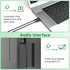 Saipomor 3.5mm Y Splitter AUX Headset Cable PC Audio & MIC Cord Compatible with Razer Kraken X, Razer Electra V2 Pro, Razer BlackShark V2 Pro and ...