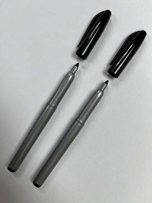 Freezer Black Permanent Markers Fast Drying, Waterproof Marker for Labeling, Chisel Tip Marker, Lab Marker, Food Labeling Permanent Fridge Pen wit...