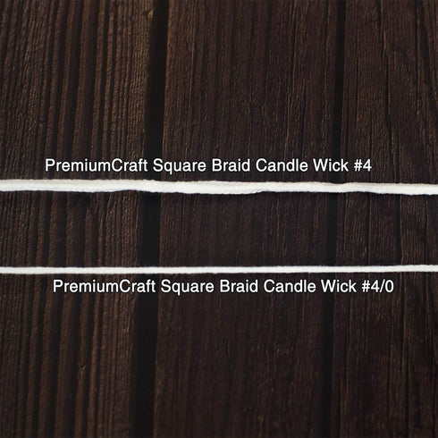 Square Braid Cotton Candle Wick - #4...