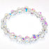 Guoxin 100Pcs Faceted Briolette Crystal Glass Beads AB Color Loose Spacers Beads for Bracelets Necklaces Crafts DIY Jewelry Making Supplies (Briol...