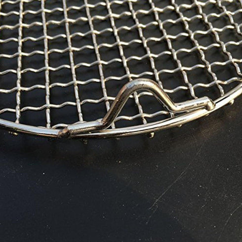 Round Cooling Rack Stainless Steel Cross Wire Barbecue Grill Net Racks with 3 Legs for Cooking Baking Steaming (13 inches)...
