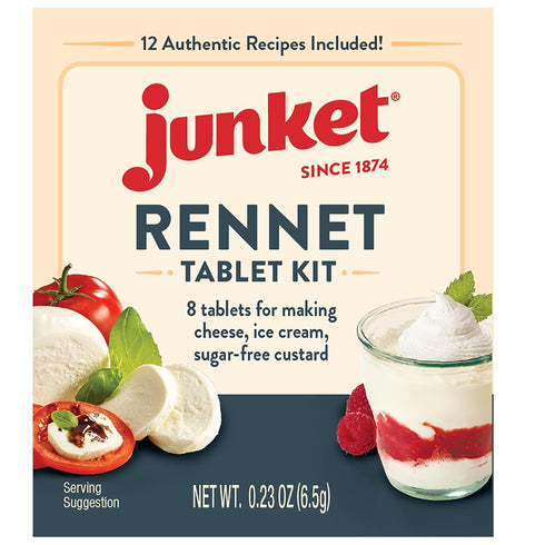 Junket Rennet Tablets 0.23oz Box (8 Tablets)...